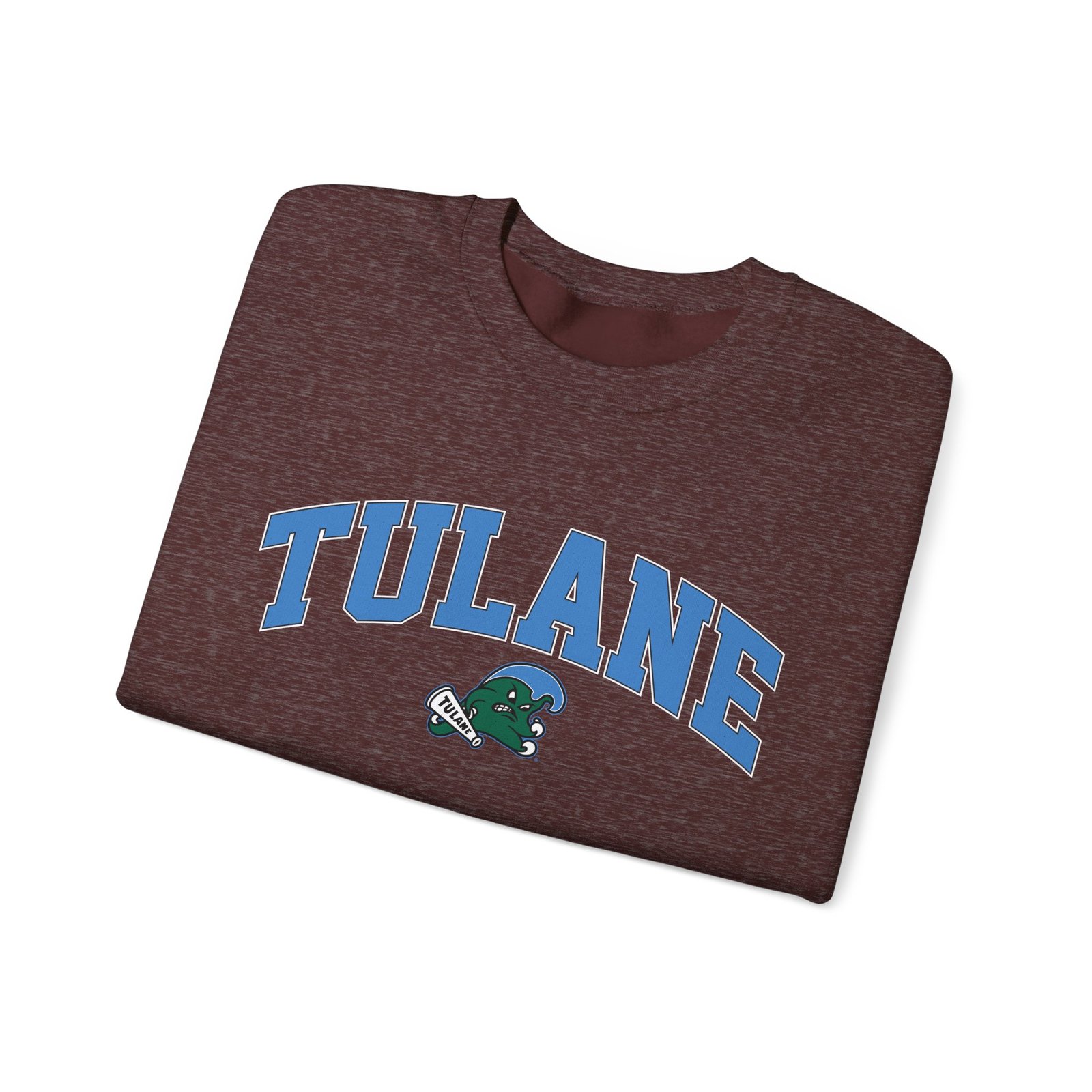 Tulane Arch Over Logo Unisex Heavy Blend™ Crewneck Sweatshirt