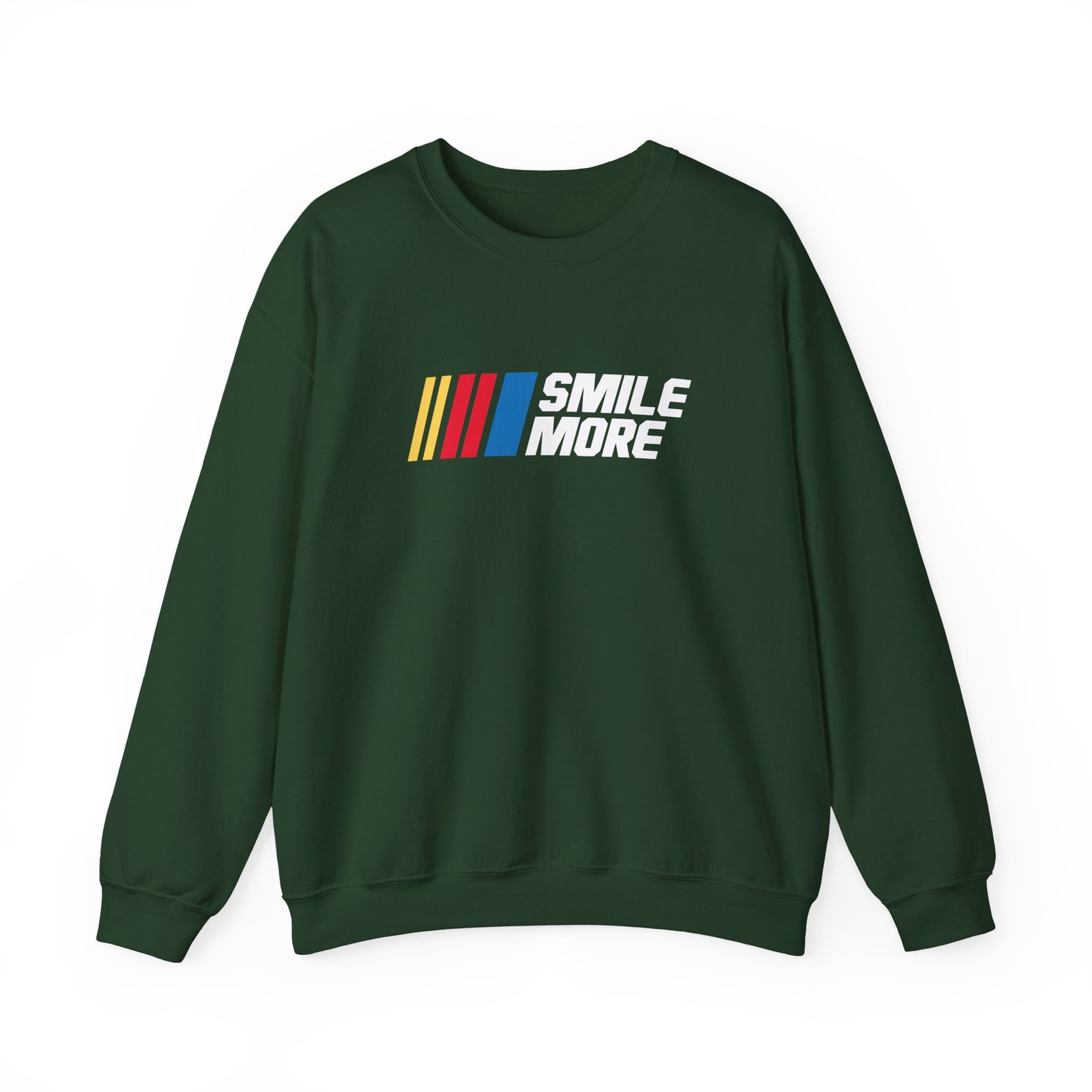 Roman Atwood Smile More Racing Unisex Heavy Blend Crewneck Sweatshirt