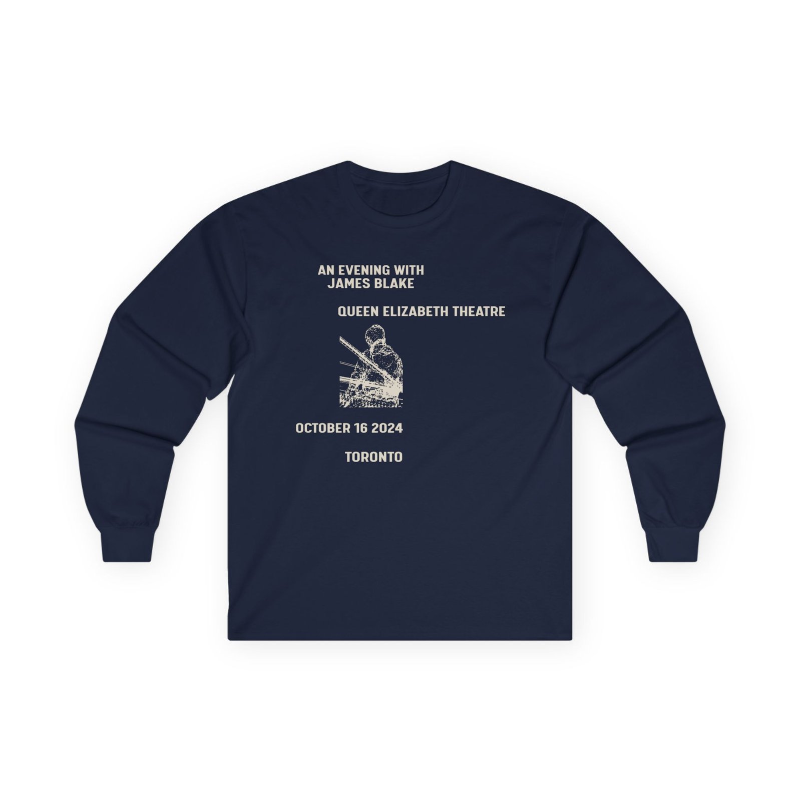 James Blake Queen Elizabeth Theatre Event Unisex Ultra Cotton Long Sleeve Tee