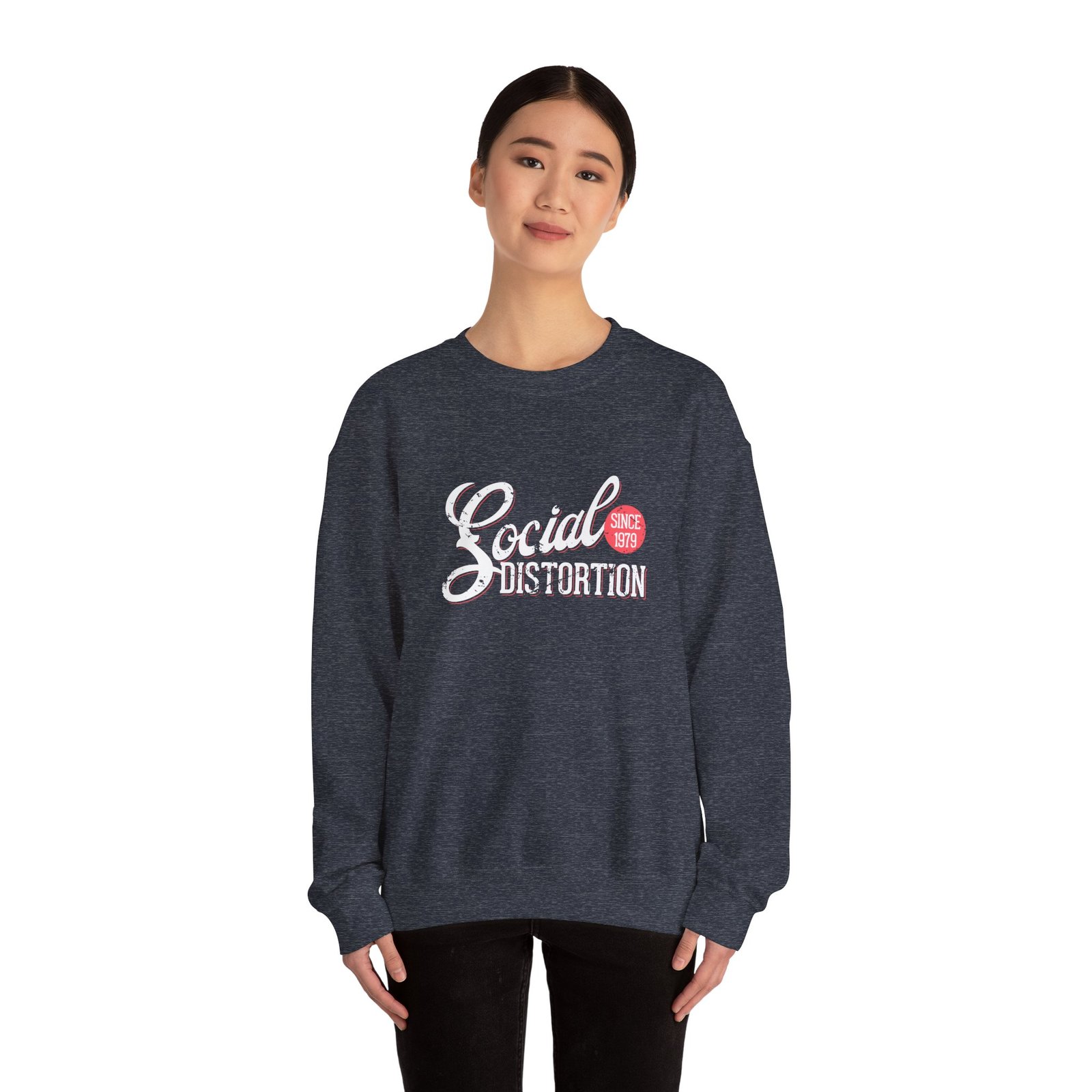 Distortion Social Unisex Heavy Blend™ Crewneck Sweatshirt