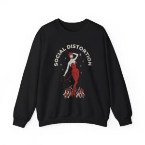 SD Devil Pinup Unisex Heavy Blend™ Crewneck Sweatshirt
