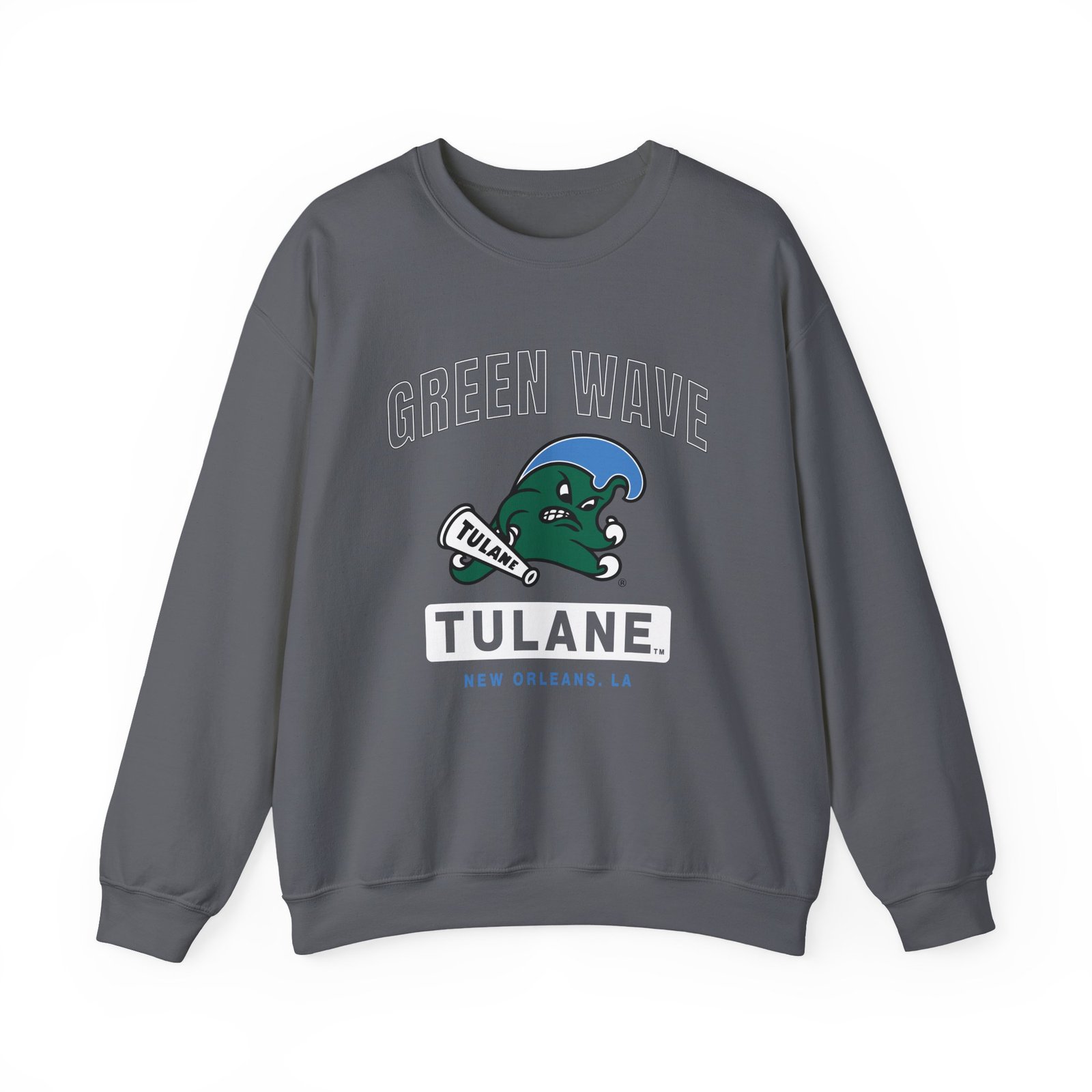 Tulane Campus Icon Unisex Heavy Blend™ Crewneck Sweatshirt