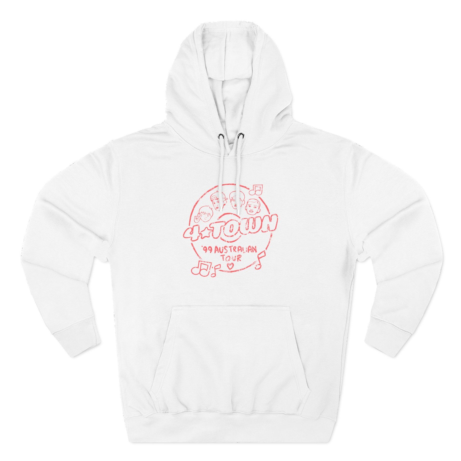 4town 99 Australian Tour Three-Panel Fleece Hoodie