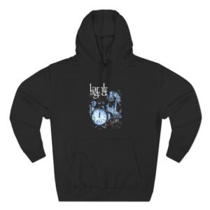 Lamb of God Black Circuitry Skull Tour Three-Panel Fleece Hoodie