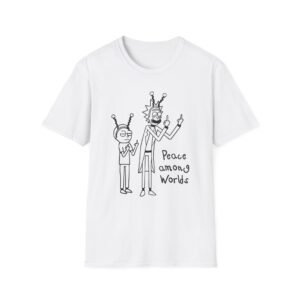 Rick and Morty Peace Among World Awesome Unisex Softstyle T-shirt