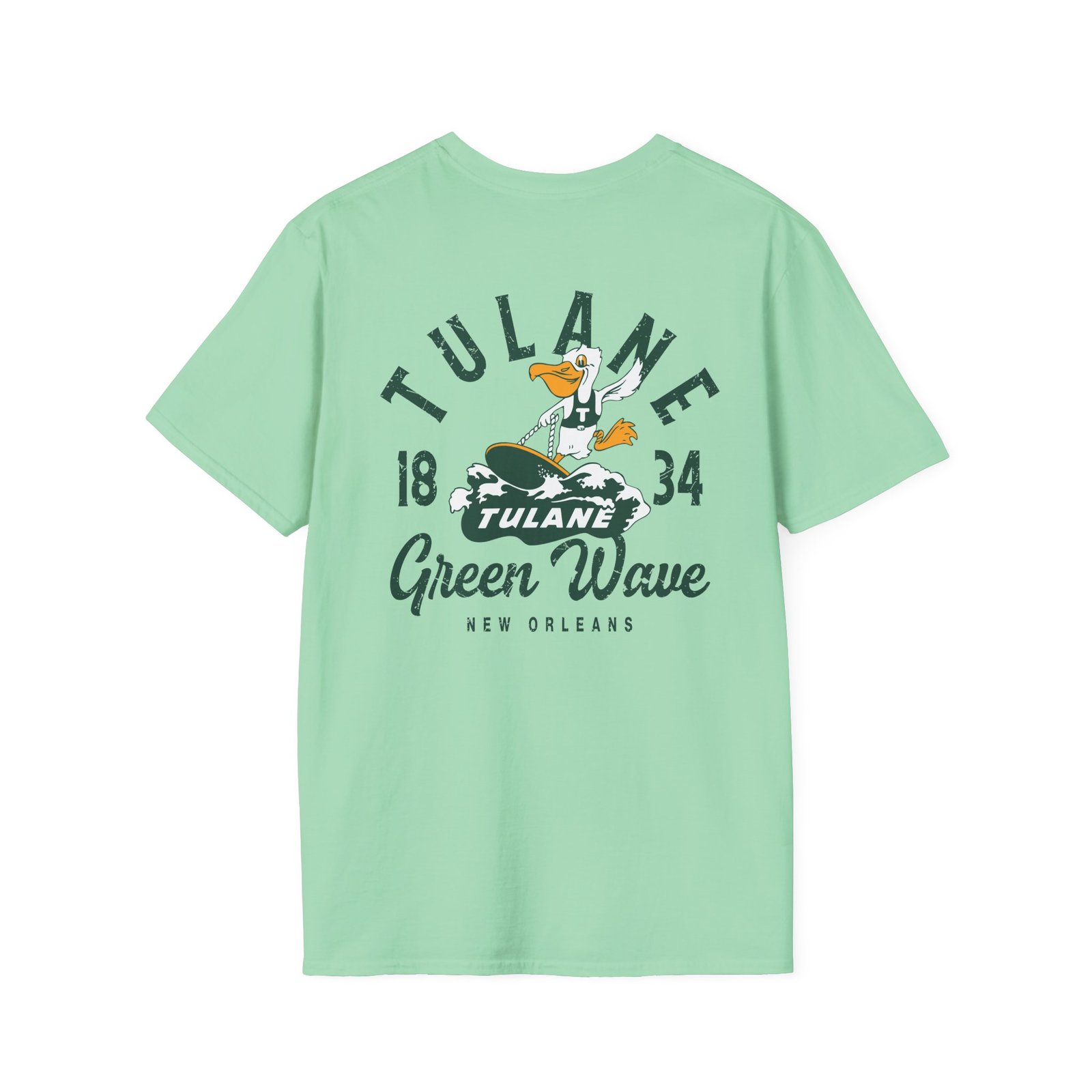 Tulane Mascot Unisex Softstyle T-Shirt