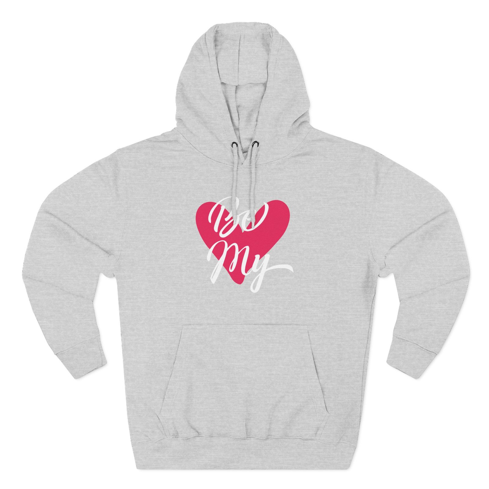 Valentines Day Three-panel Fleece Hoodie