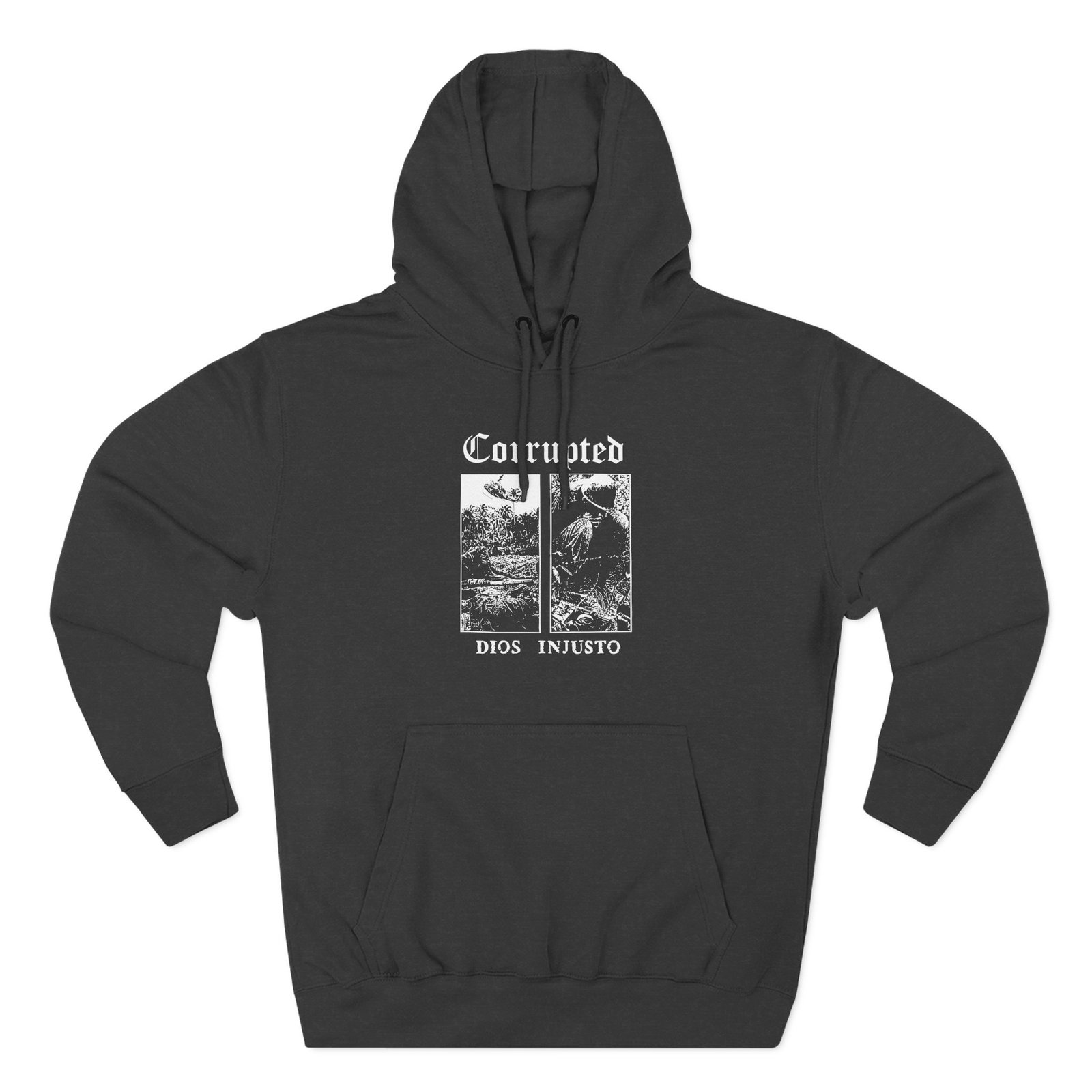 Warhound Corrupted Band Three-Panel Fleece Hoodie