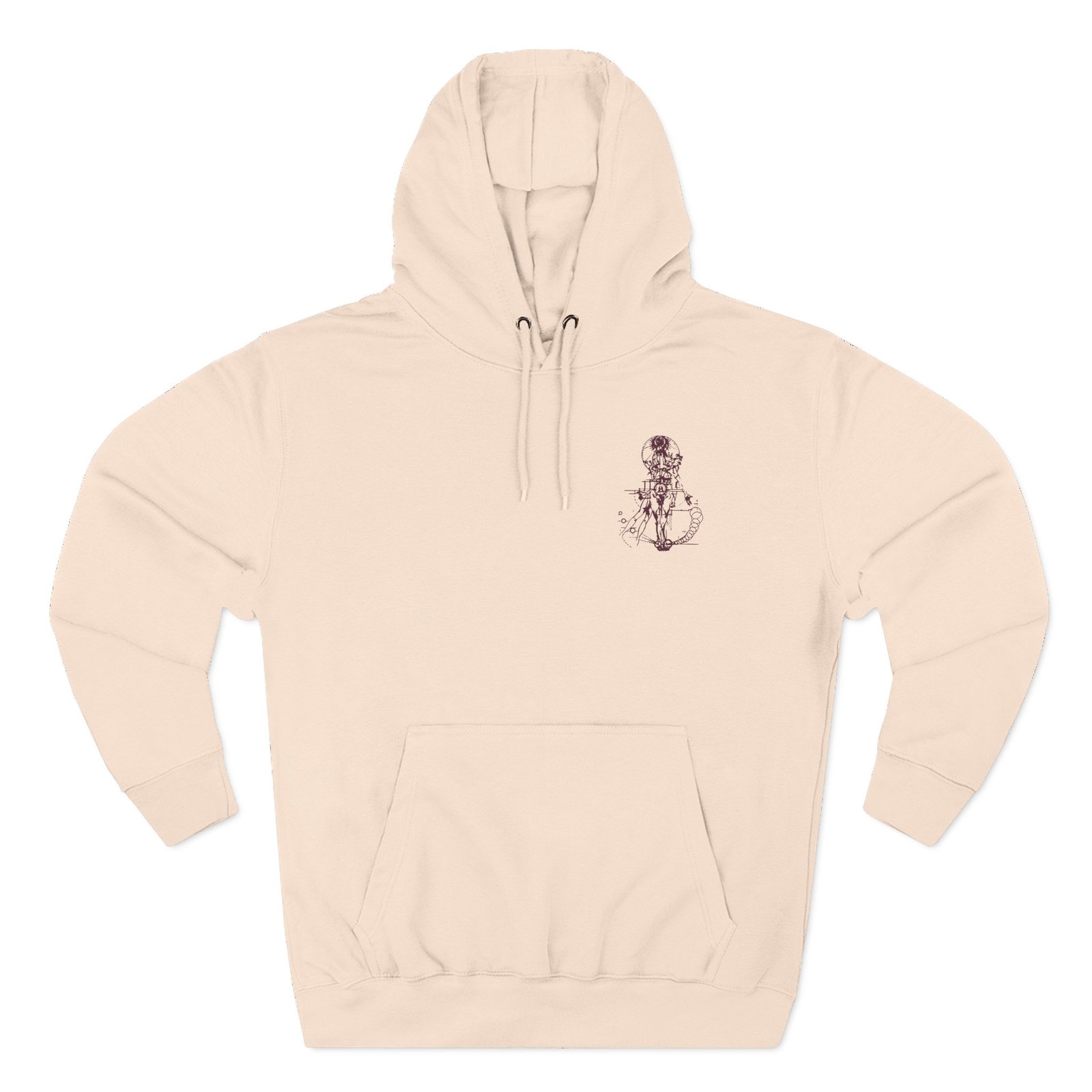 Kehlani Three-Panel Fleece Hoodie