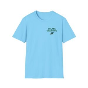 Tulane Checkered Mascot Unisex Softstyle T-Shirt