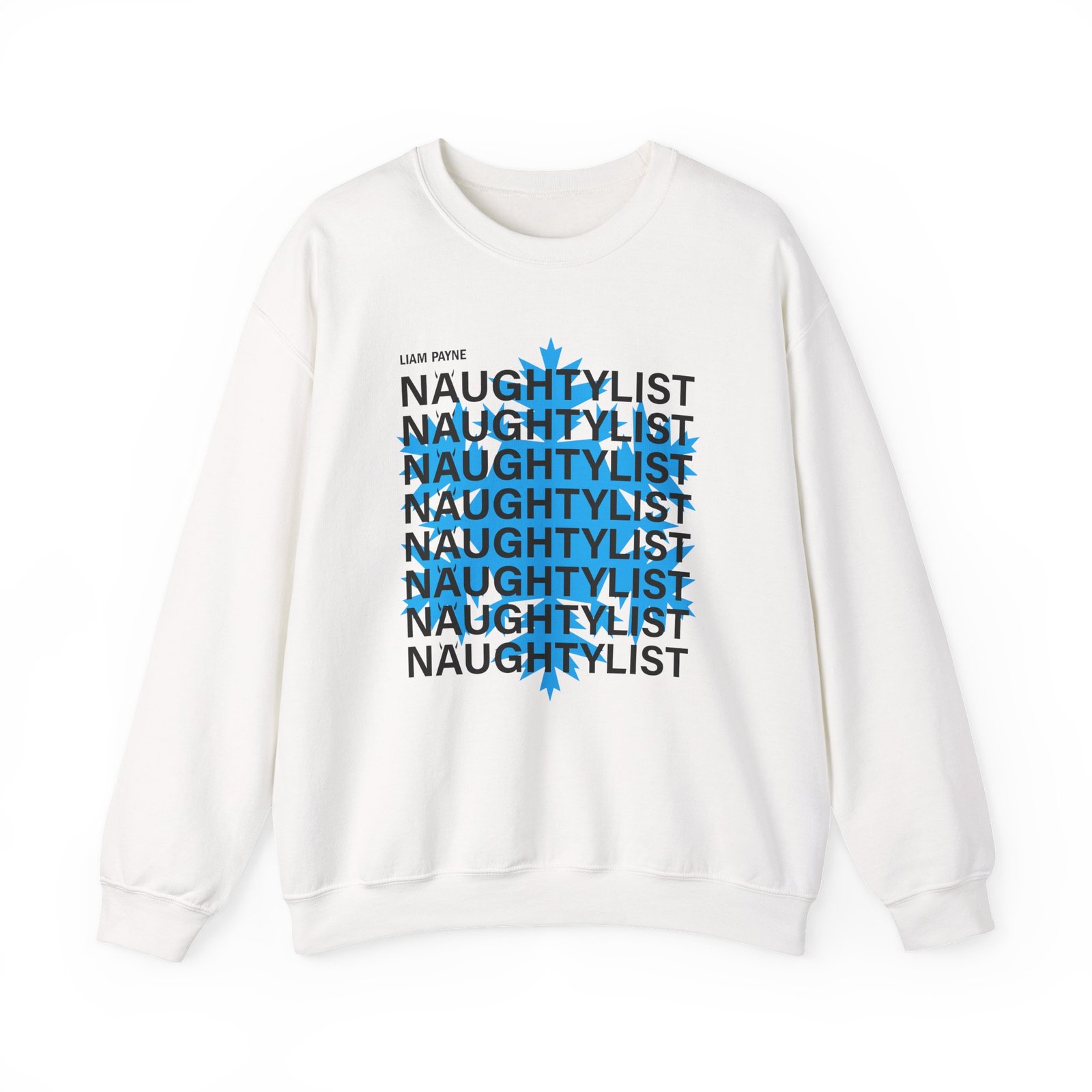 Liam Payne Naughty List Unisex Heavy Blend™ Crewneck Sweatshirt
