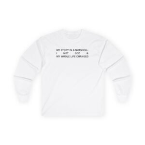 Lecrae I Met God Tan Unisex Ultra Cotton Long Sleeve Tee