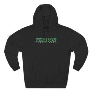 Terror No Allies Three-Panel Fleece Hoodie