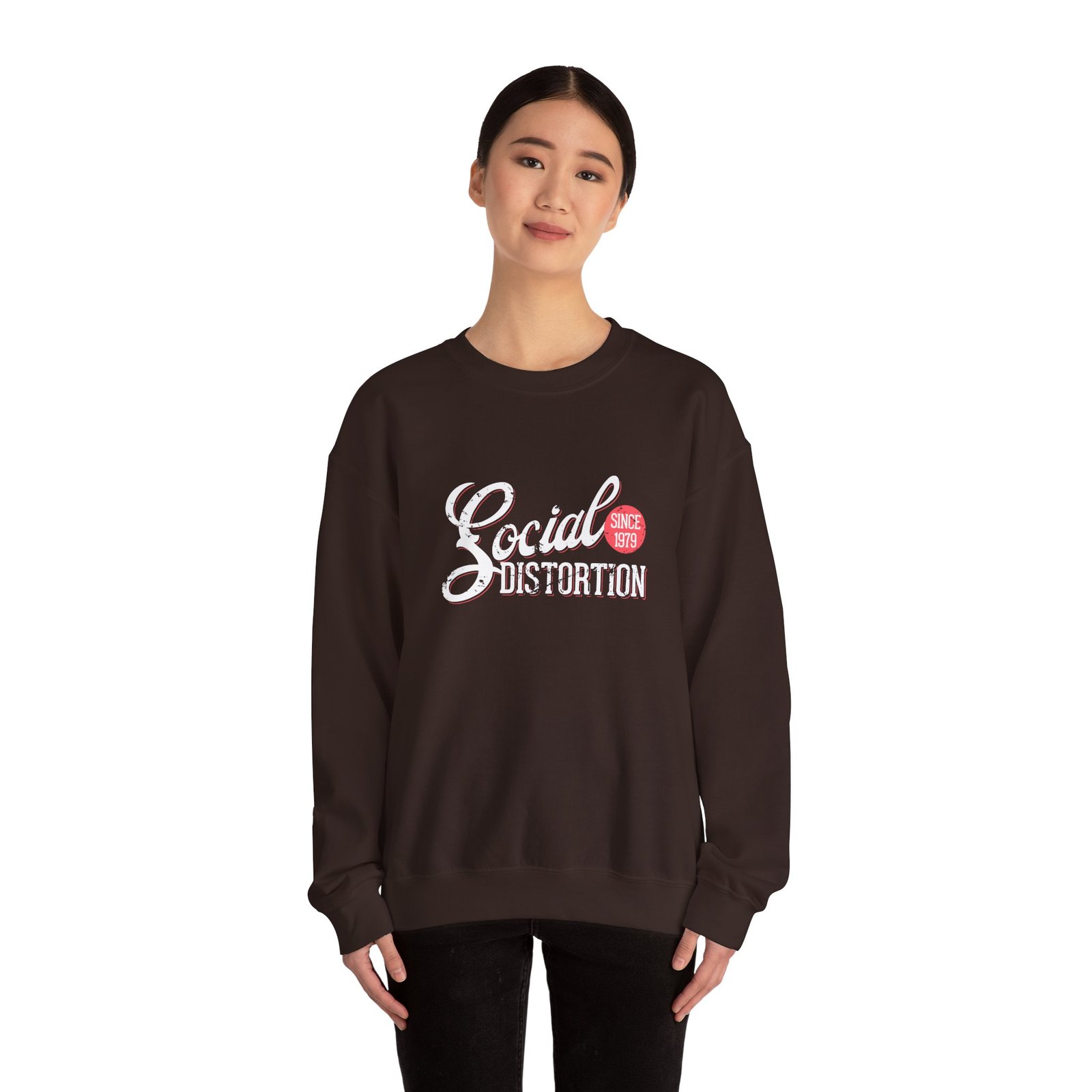 Distortion Social Unisex Heavy Blend™ Crewneck Sweatshirt