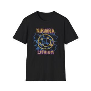 Nirvana Lithium Smiley Unisex Softstyle T-shirt