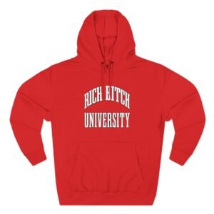 Kaliii Rich Bitch University Three-Panel Fleece Hoodie