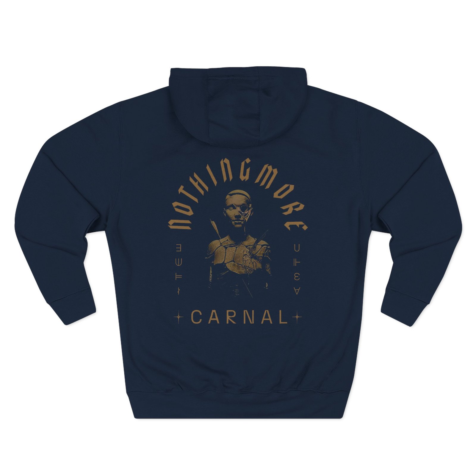 Nothing More Carnal Coal Three-Panel Fleece Hoodie