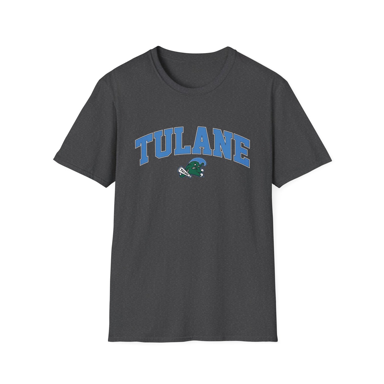 Tulane Arch Over Logo Unisex Softstyle T-Shirt