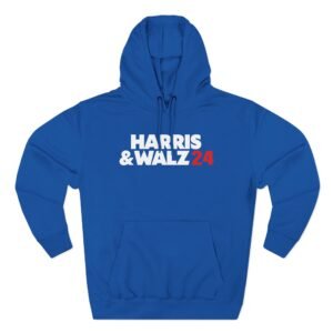 Harris Walz Three-Panel Fleece Hoodie