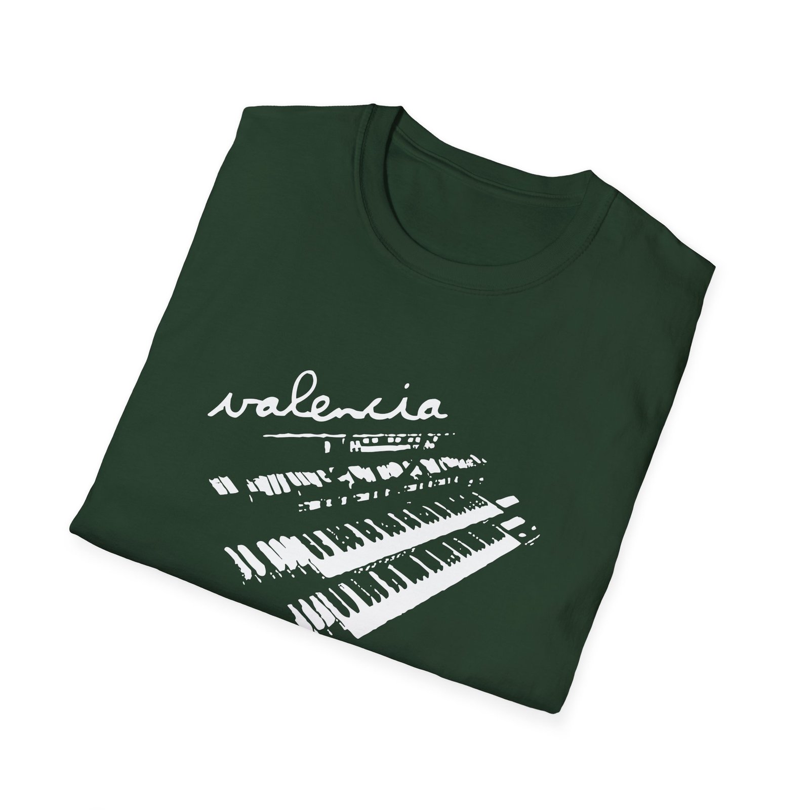 Valencia Piano Unisex Softstyle T-shirt