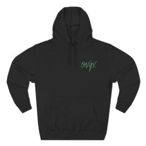 Onyx Three-Panel Fleece Hoodie