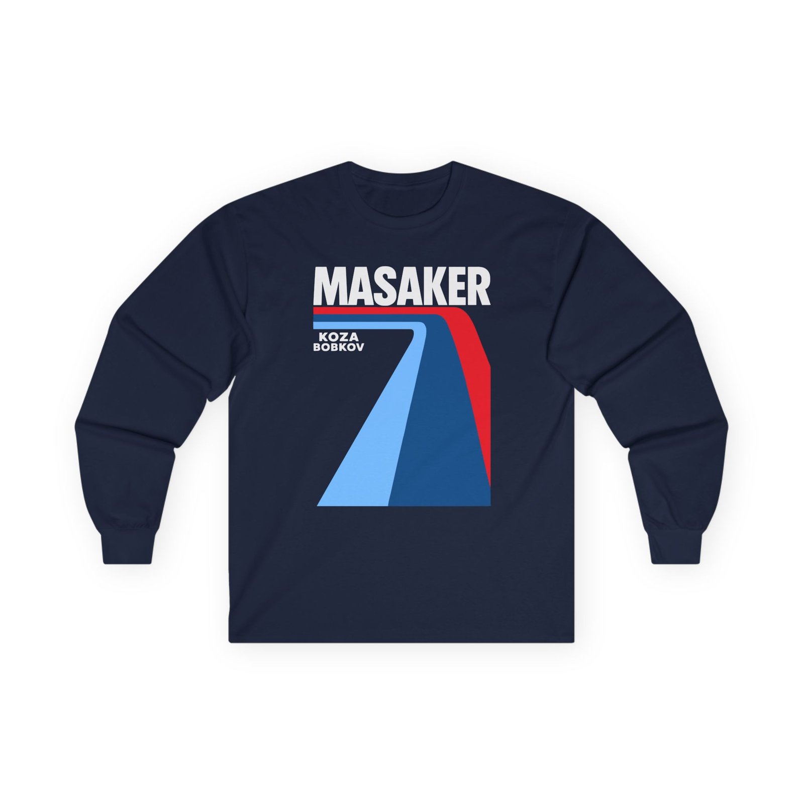 Koza Bobkov Masaker Retro Unisex Ultra Cotton Long Sleeve Tee