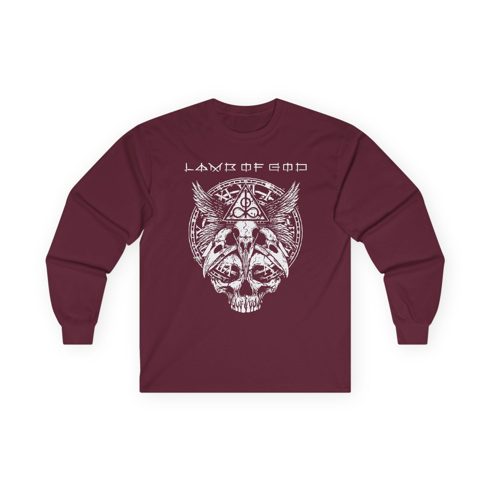 Lamb of God Time Skull Unisex Ultra Cotton Long Sleeve Tee