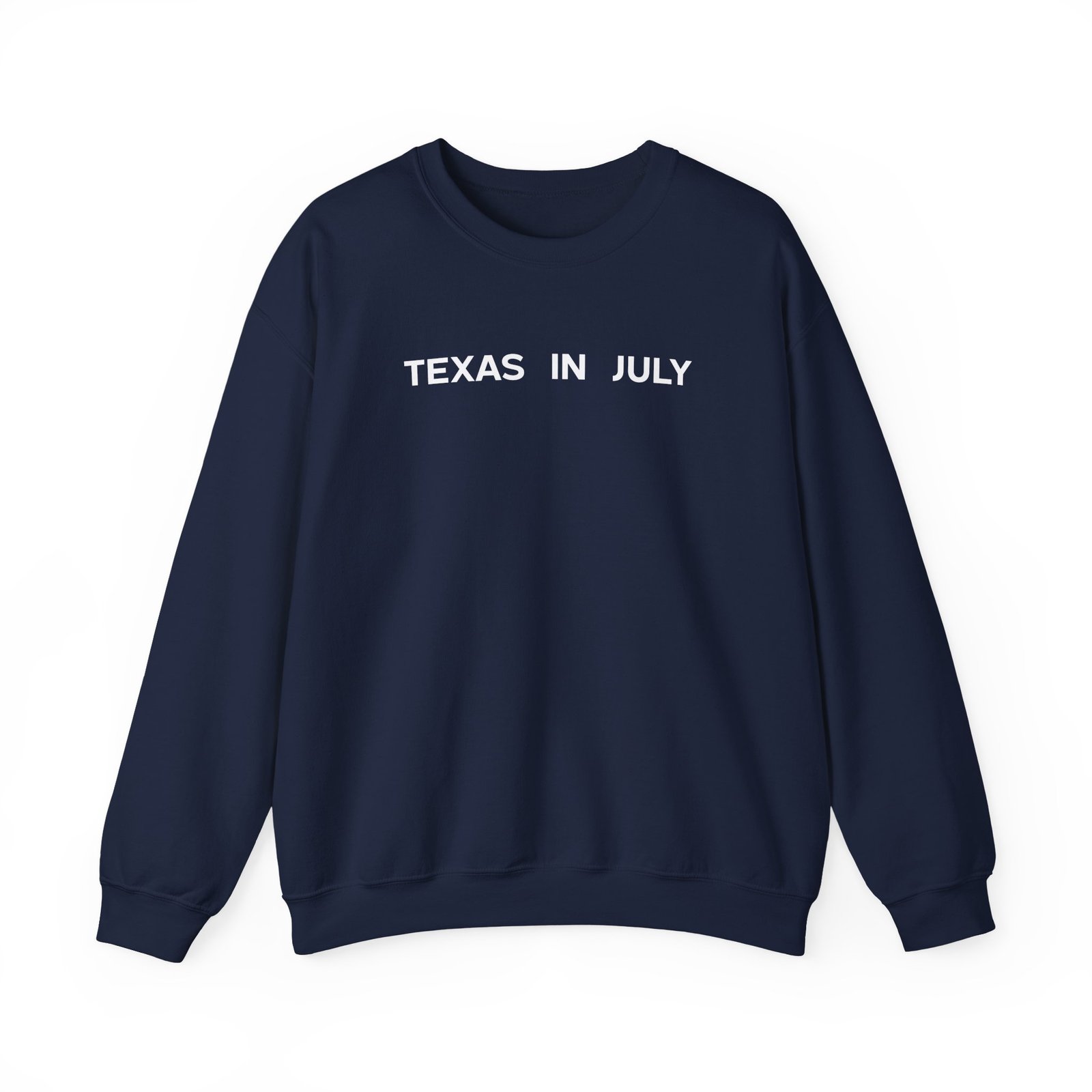 Texas in July Tracklist Unisex Heavy Blend™ Crewneck Sweatshirt