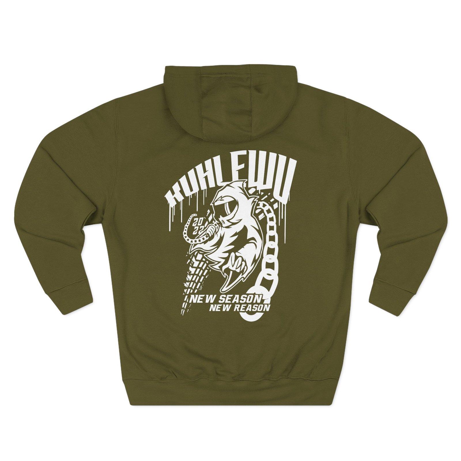 Kuhlewu Three-Panel Fleece Hoodie