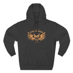 Stone Sour Skull Wings Three-Panel Fleece Hoodie