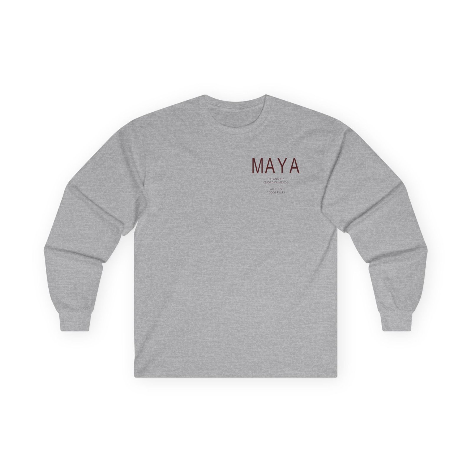 Maya Unisex Ultra Cotton Long Sleeve Tee