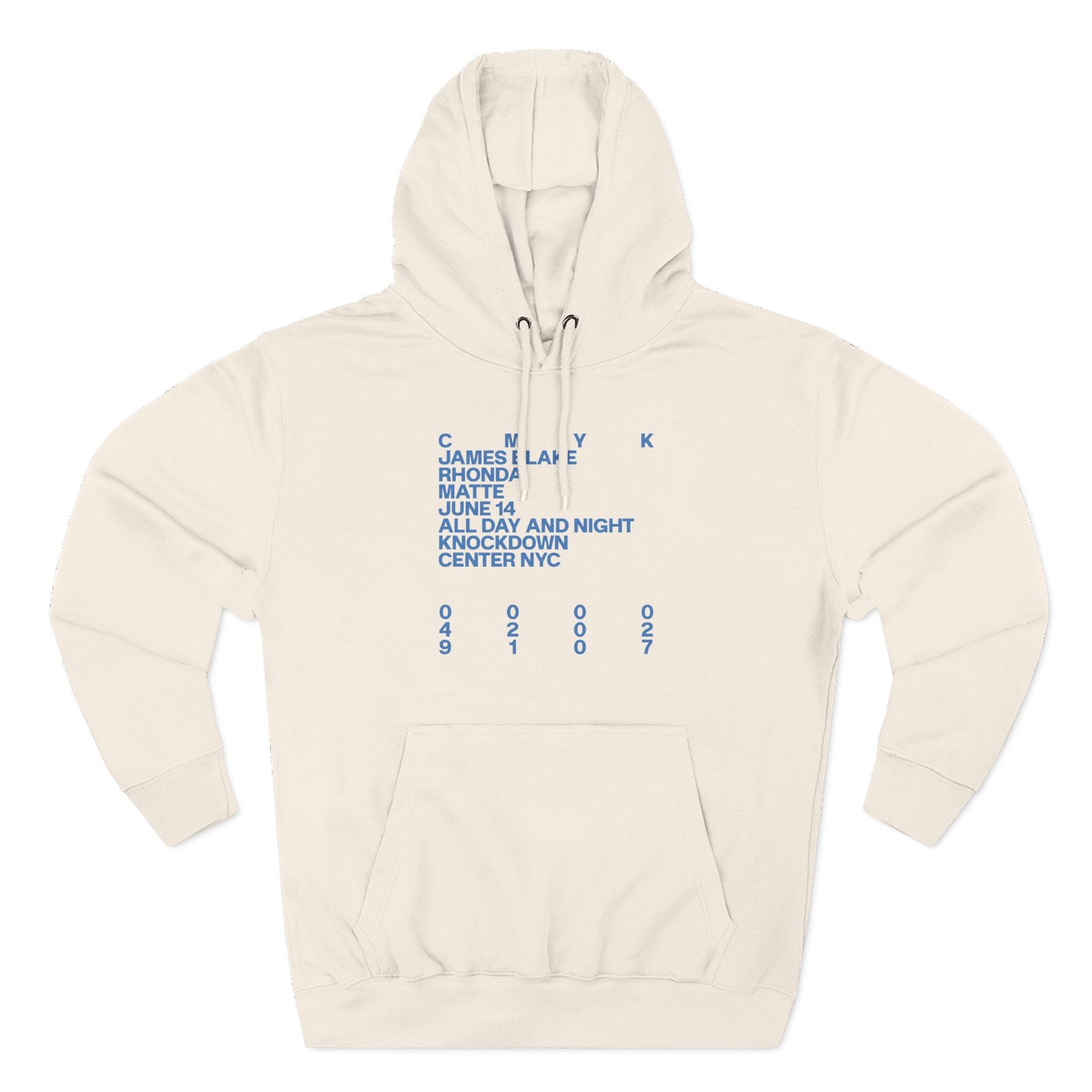 James Blake Cmyk Knockdownx Event Three-Panel Fleece Hoodie