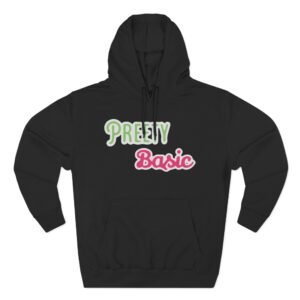 Pretty Basic Three-Panel Fleece Hoodie