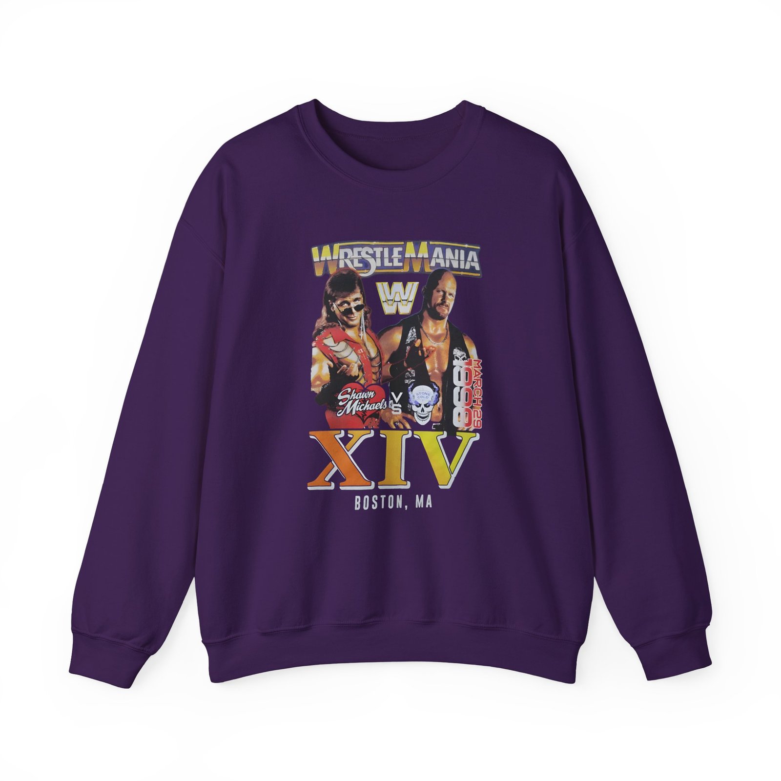 Lauv Wrestlemania Xiv 1998 Boston Unisex Heavy Blend™ Crewneck Sweatshirt