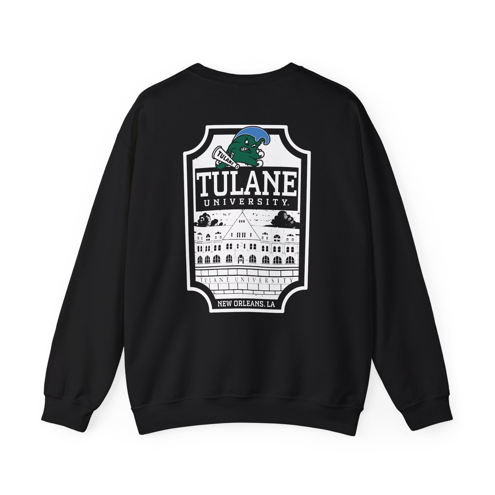 Tulane Green Wave Logo Unisex Heavy Blend™ Crewneck Sweatshirt