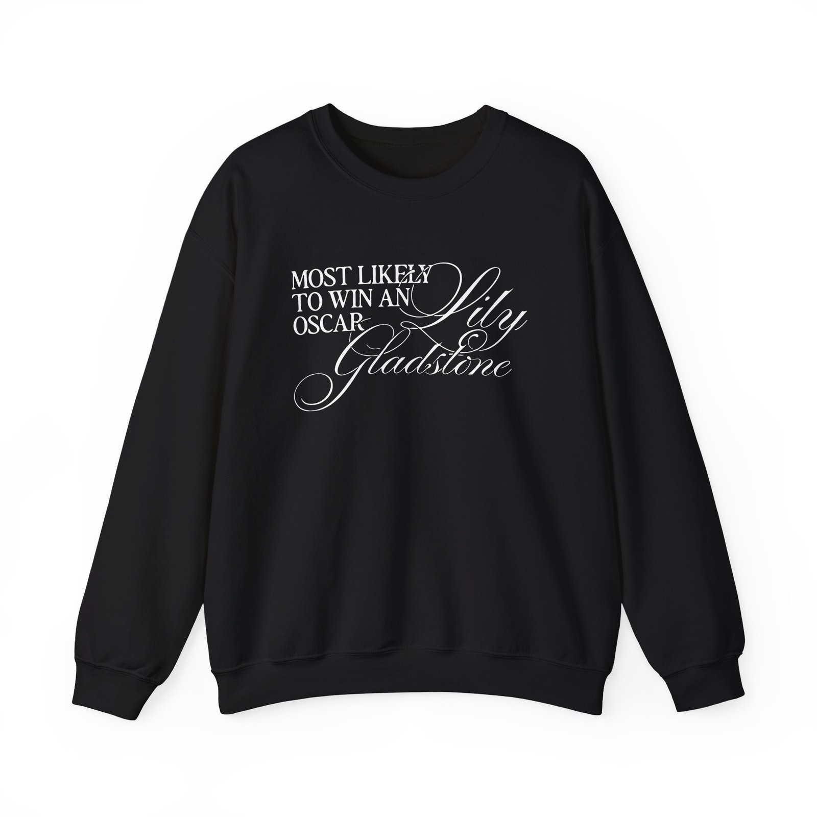 Lily Gladstone Most Likely to Win an Oscar Unisex Heavy Blend™ Crewneck Sweatshirt
