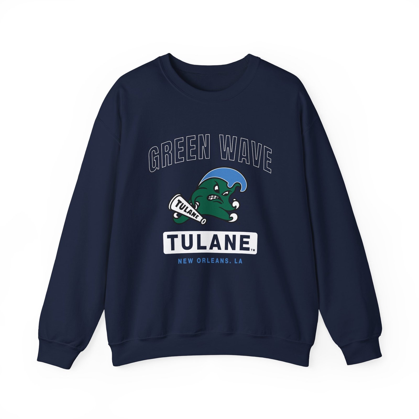 Tulane Campus Icon Unisex Heavy Blend™ Crewneck Sweatshirt