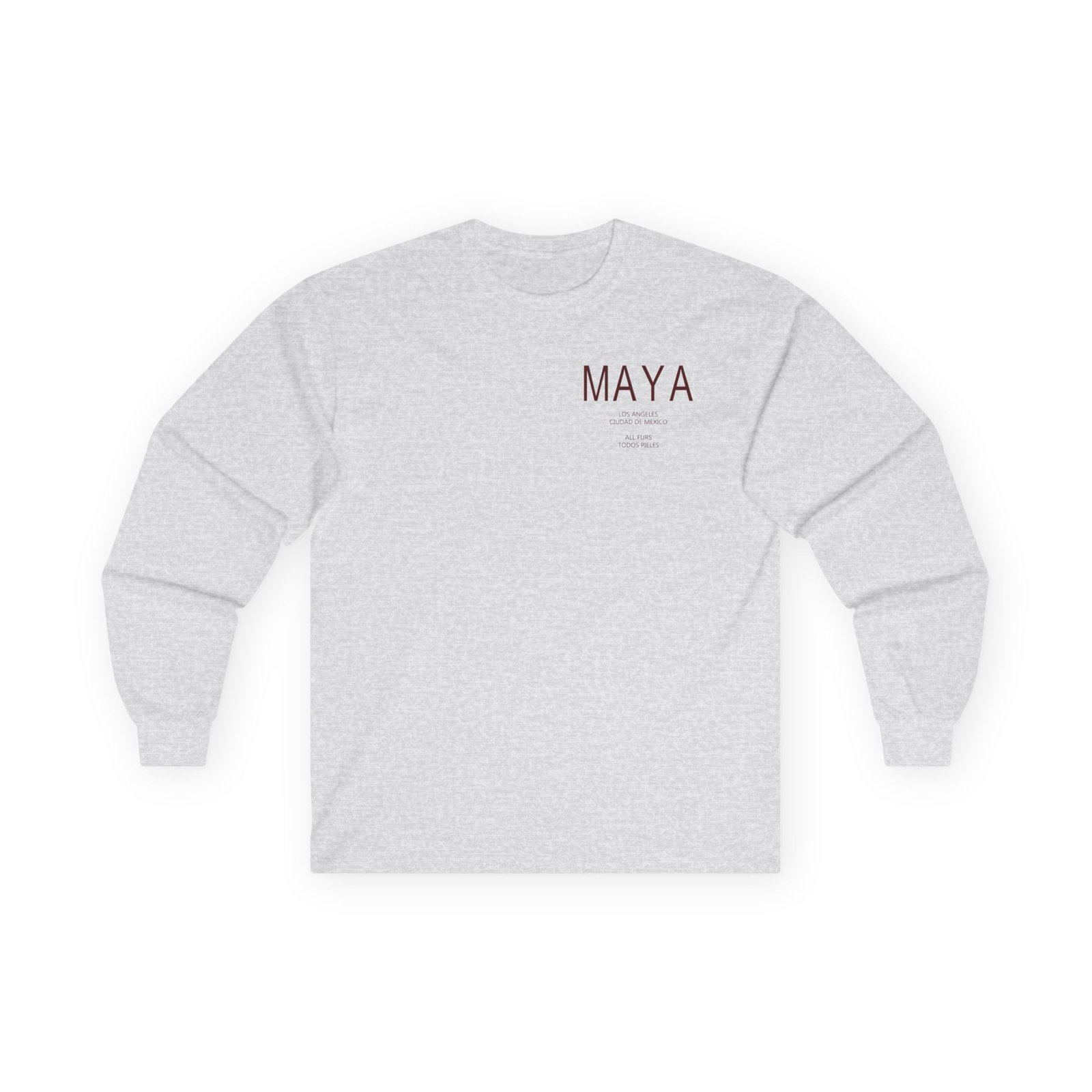 Maya Unisex Ultra Cotton Long Sleeve Tee