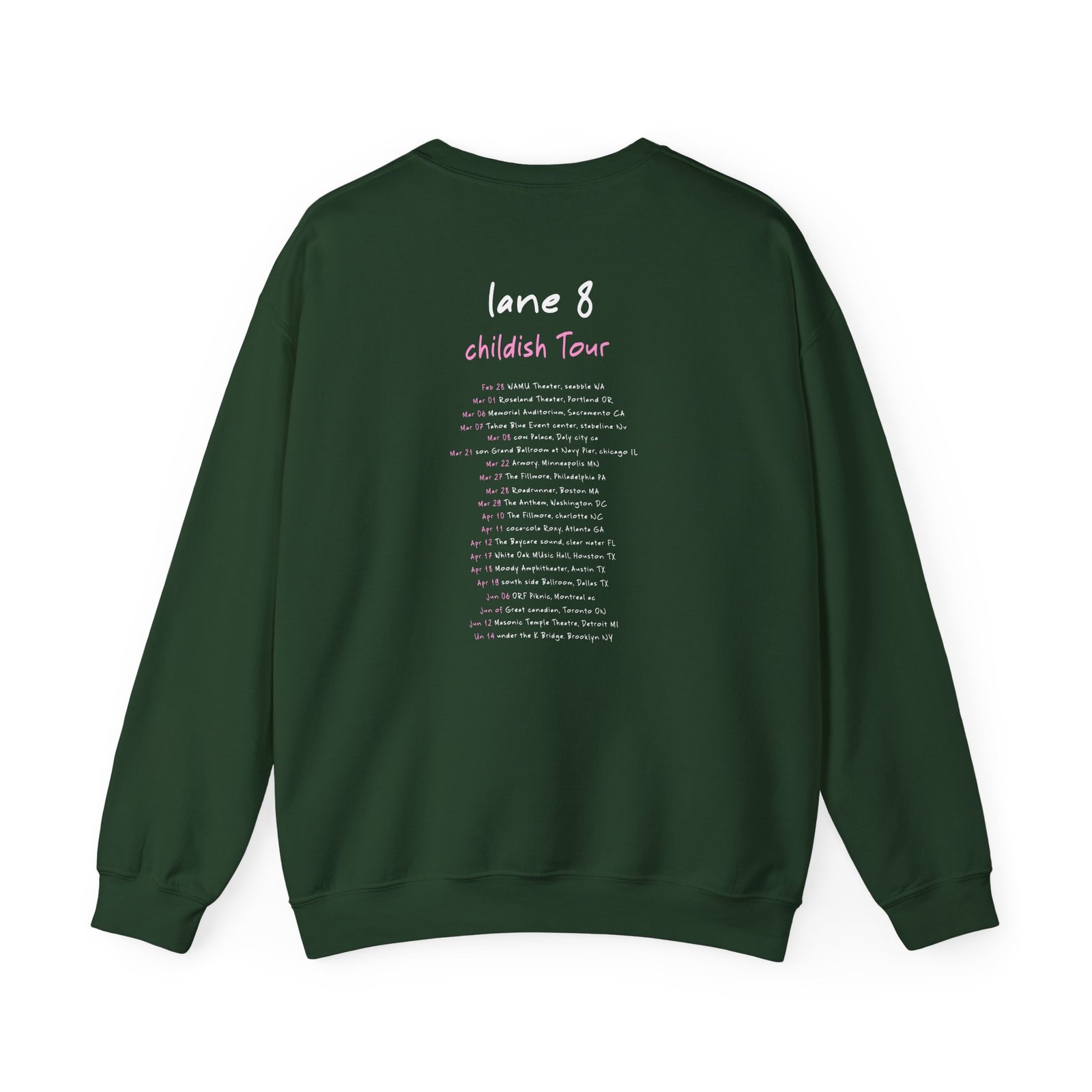 Lane 8 Childish Tour Unisex Heavy Blend™ Crewneck Sweatshirt