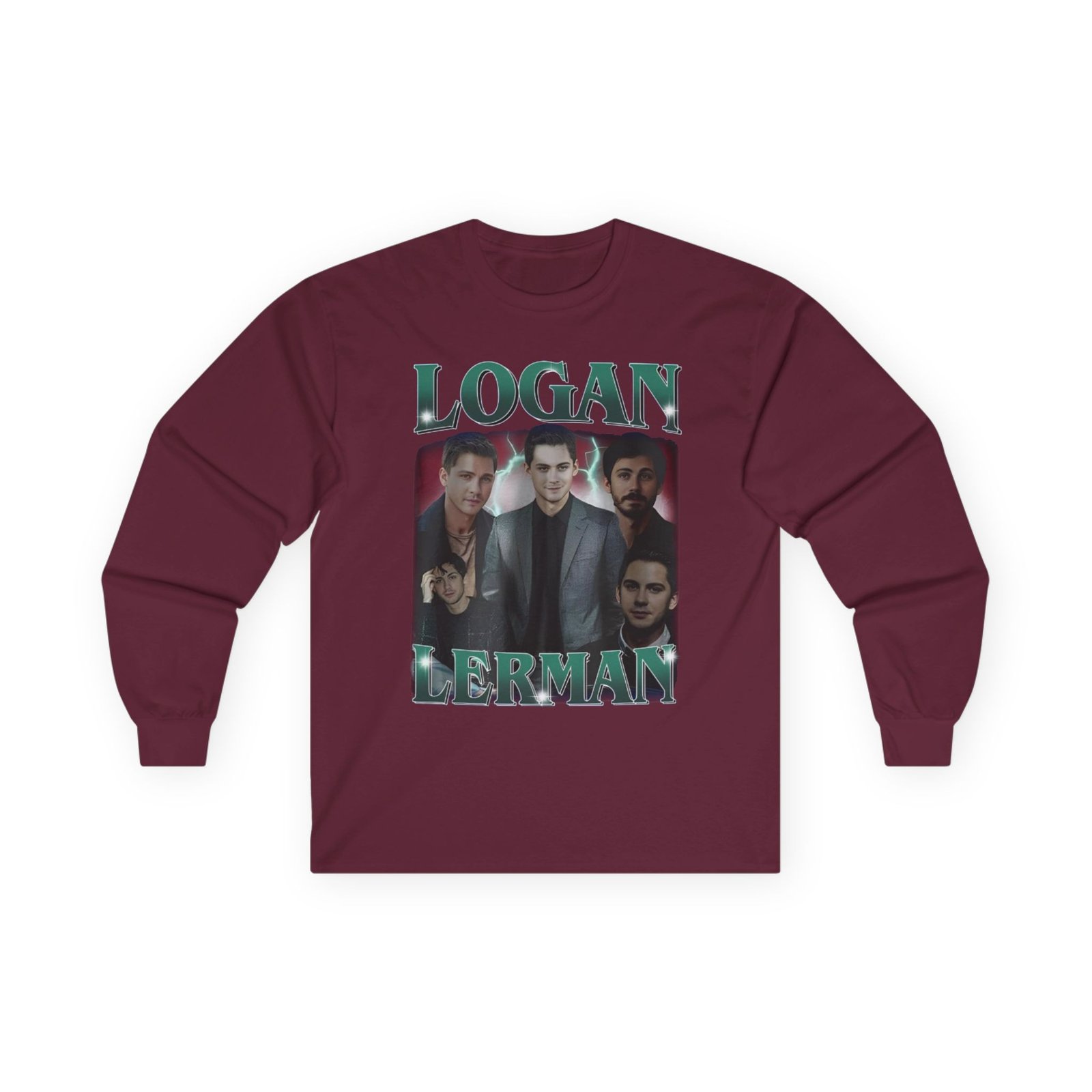Logan Lerman Unisex Ultra Cotton Long Sleeve Tee