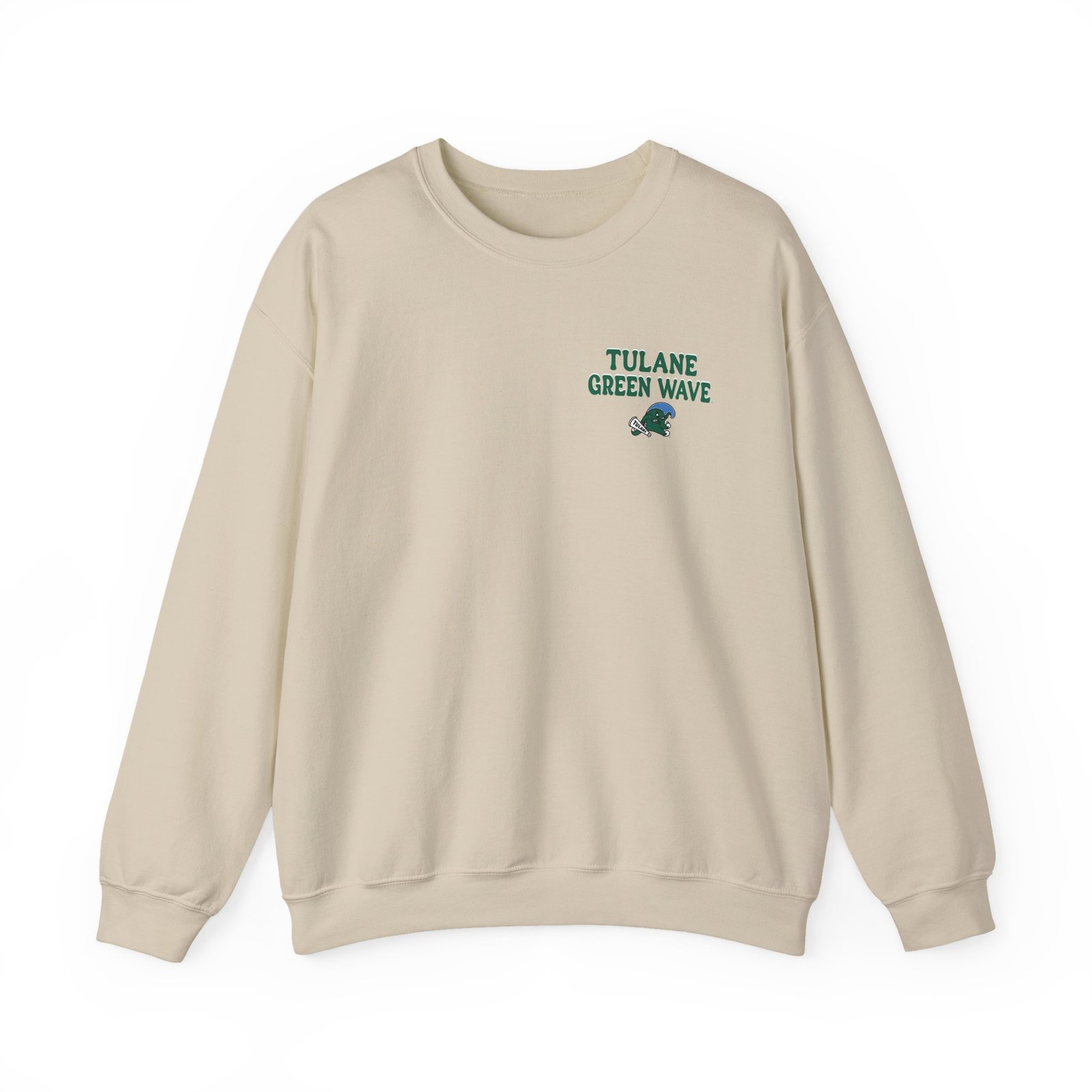 Tulane Checkered Mascot Unisex Heavy Blend™ Crewneck Sweatshirt