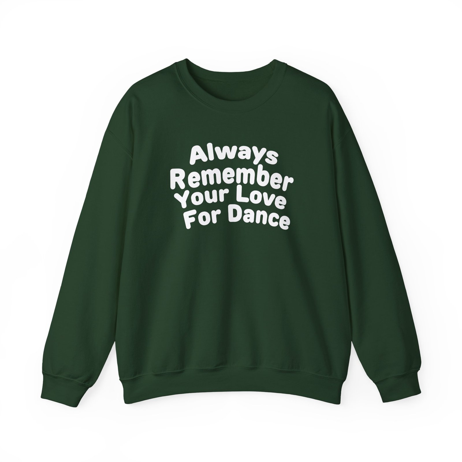 Charli D Amelio Always Remember Your Love for Dance Unisex Heavy Blend™ Crewneck Sweatshirt