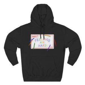 Lauv Feelings Are Hard! Crayon Three-Panel Fleece Hoodie