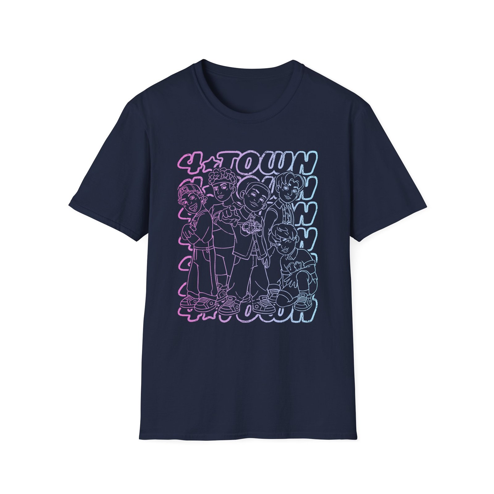 4town 99 Australian Tour Unisex Softstyle T-Shirt
