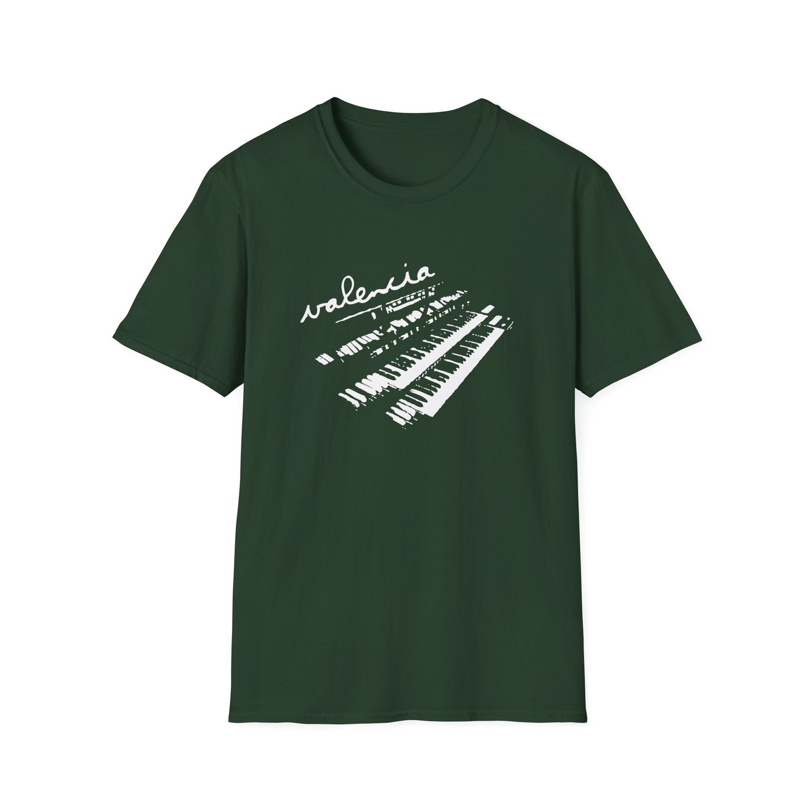 Valencia Piano Unisex Softstyle T-shirt