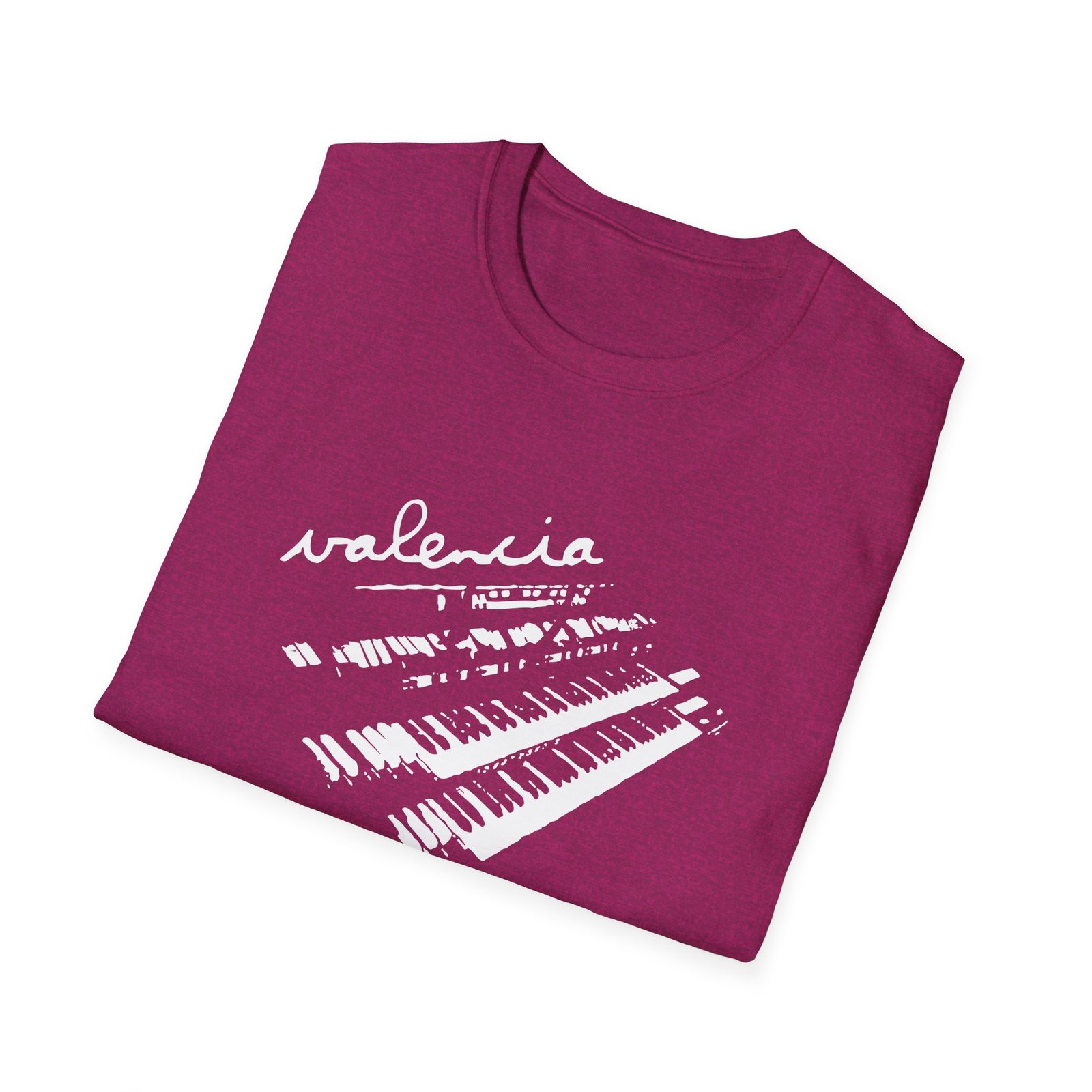 Valencia Piano Unisex Softstyle T-shirt