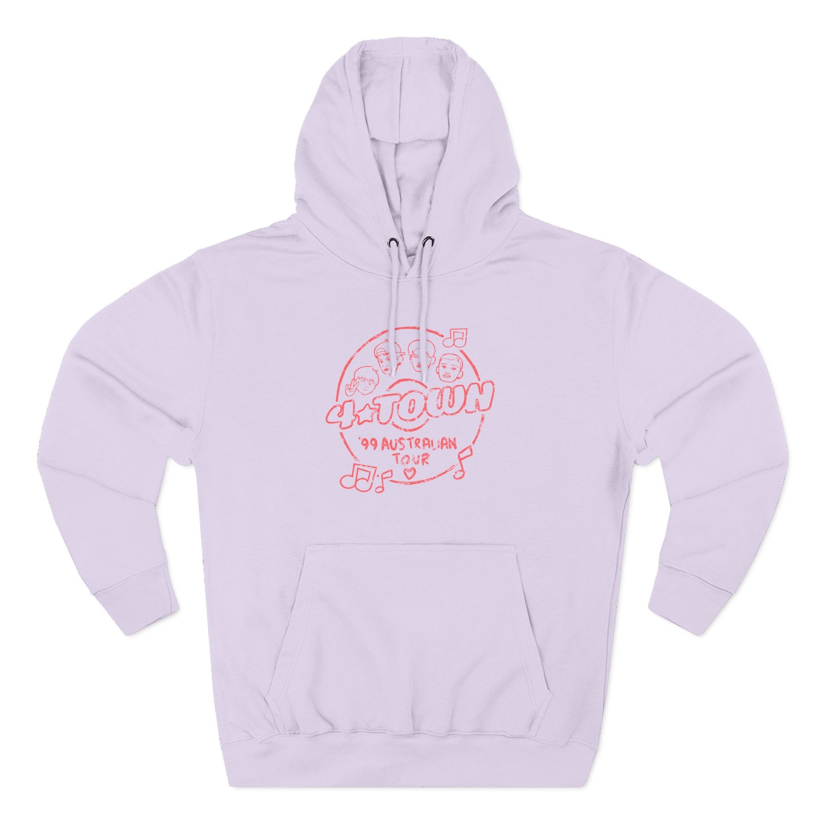 4town 99 Australian Tour Three-Panel Fleece Hoodie