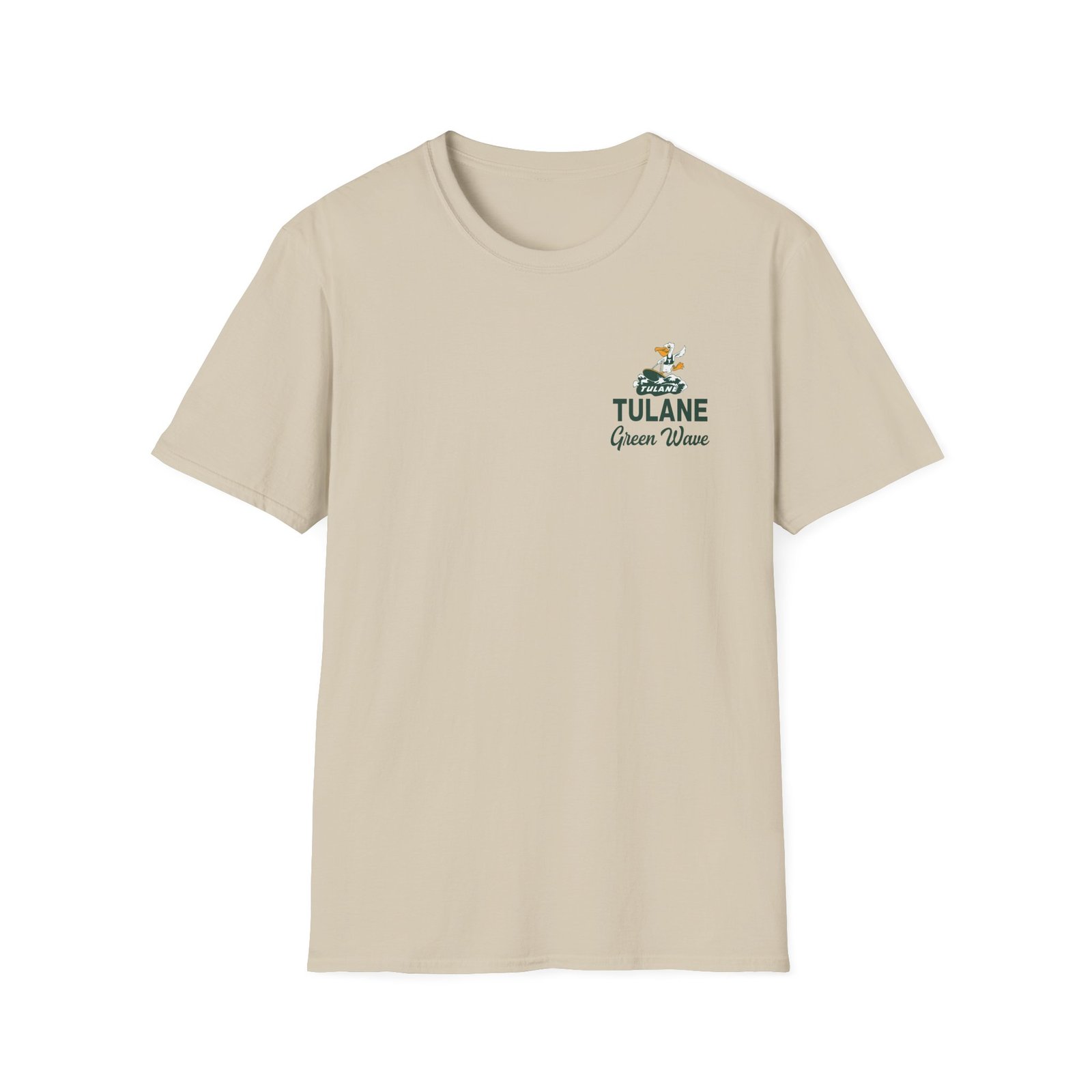 Tulane Mascot Unisex Softstyle T-Shirt