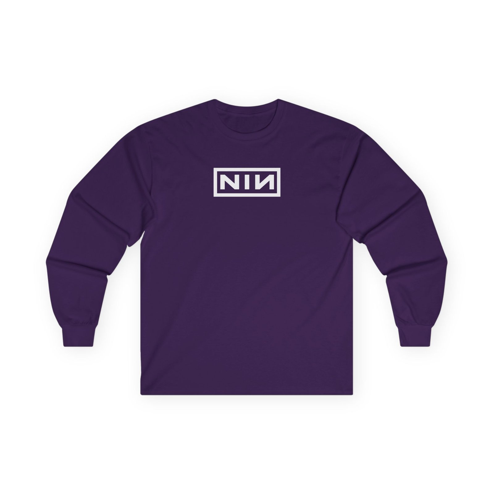 Nine Inch Nails Logo Unisex Ultra Cotton Long Sleeve Tee