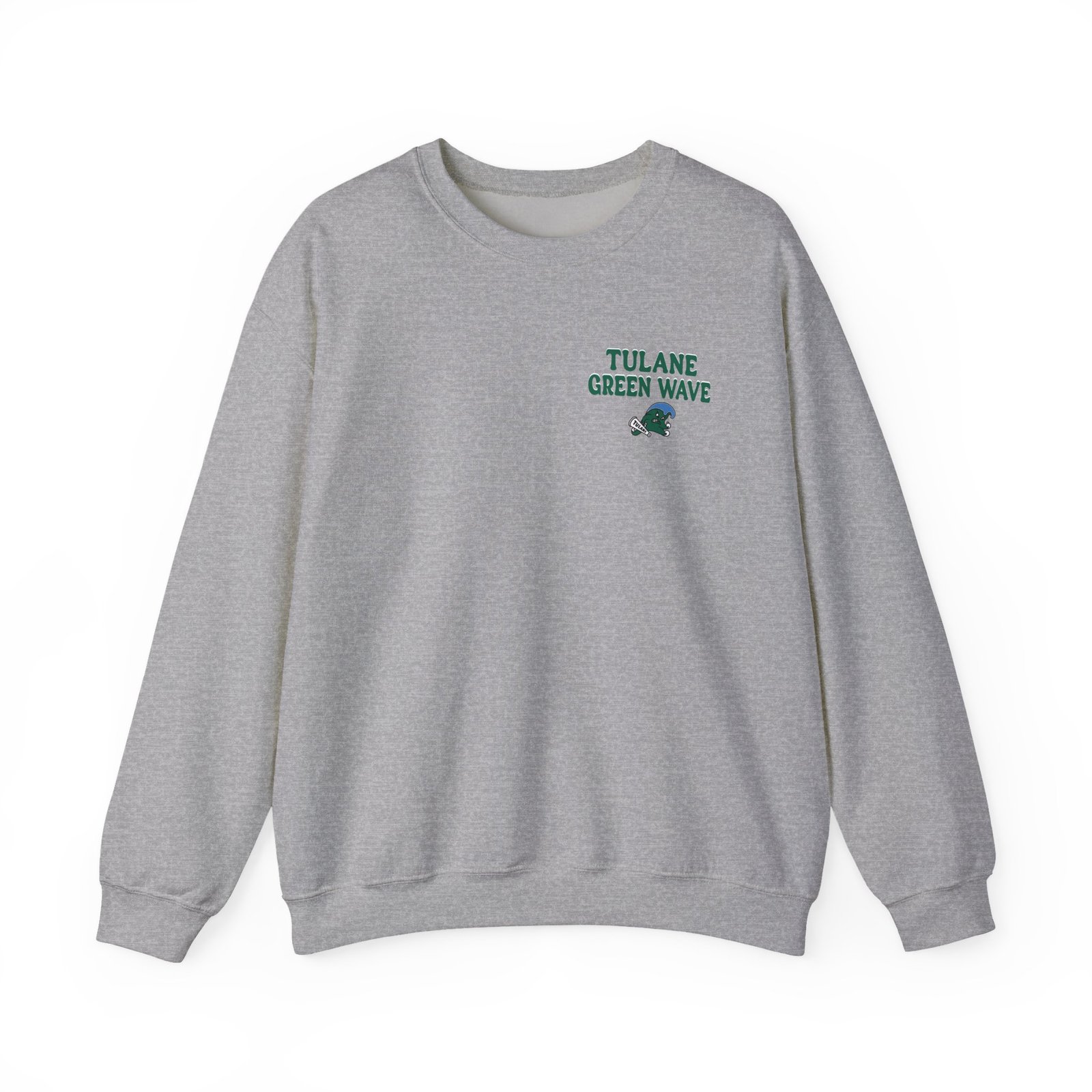 Tulane Checkered Mascot Unisex Heavy Blend™ Crewneck Sweatshirt